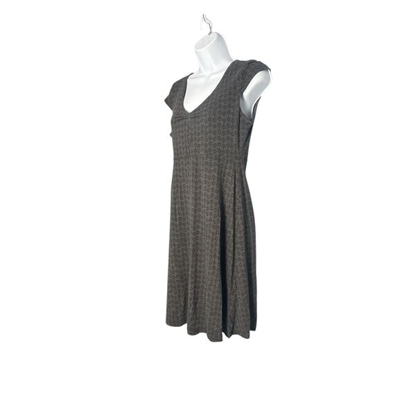 TOAD&CO Tencel Lyocell Geo Print A-Line Dress S - Picture 2 of 7